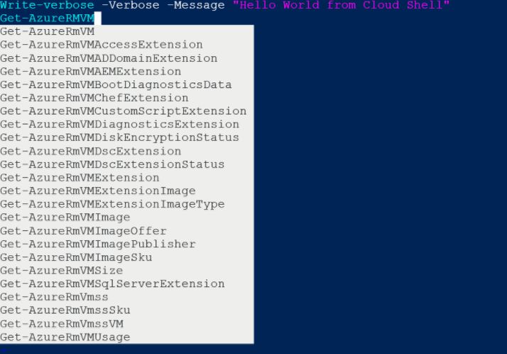 Get-AzureRMVM